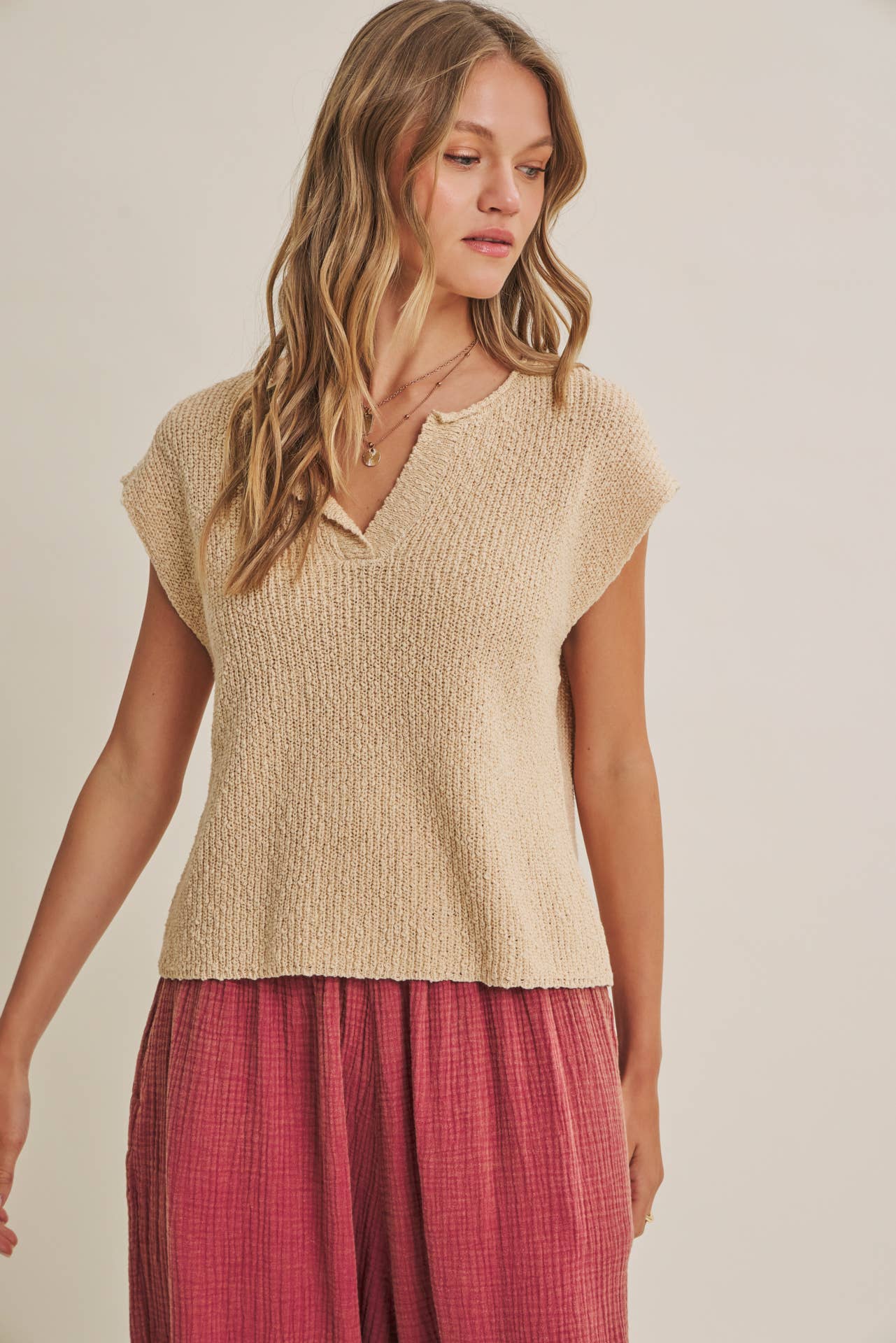 Breezy Cotton Sweater