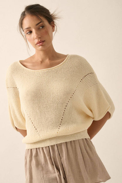 The Willow Pointelle Sweater
