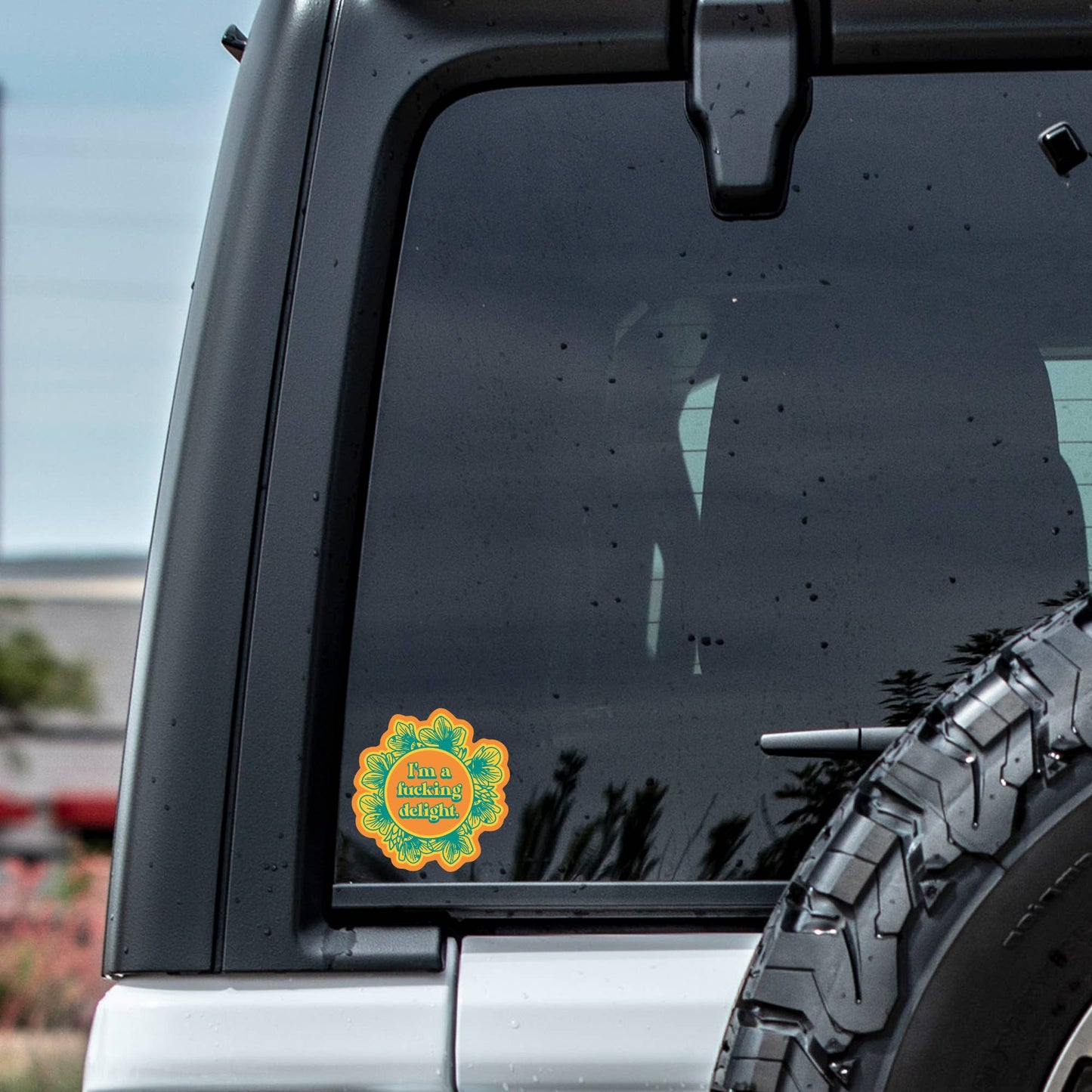 Fucking Delight Swear Sticker