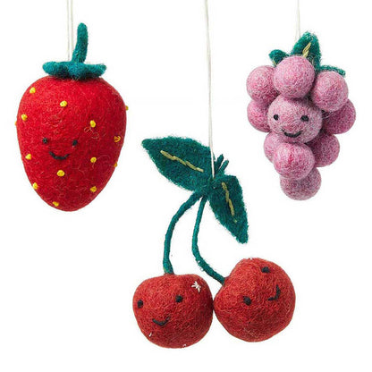 Fruit Friends Ornaments Assorted