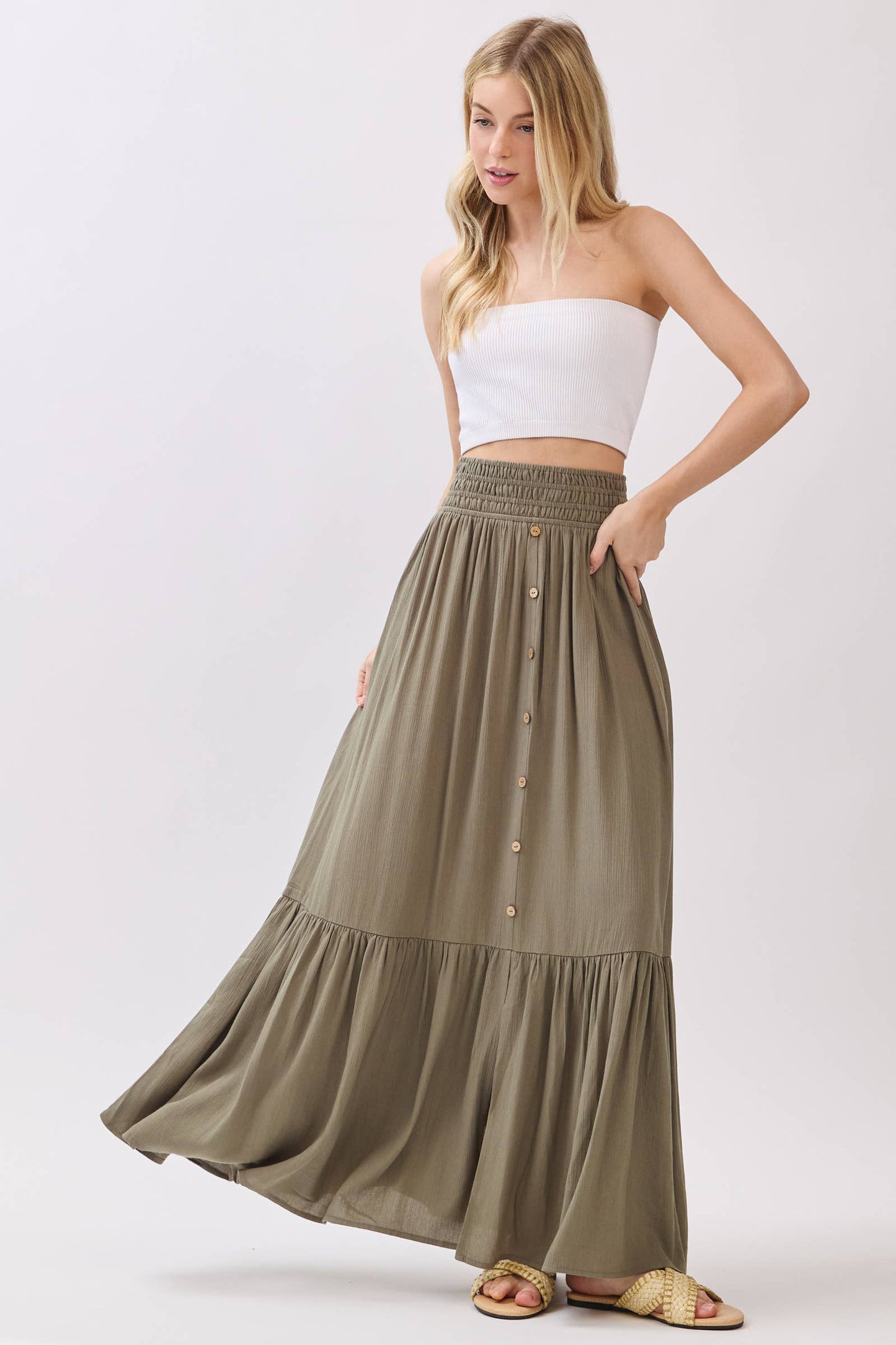 Easy Days Ruffle Maxi