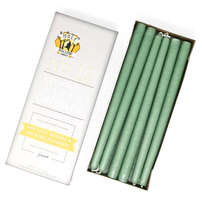 12" Hand Dipped Taper Candles USA Made