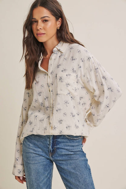 Soft Wind Floral Top