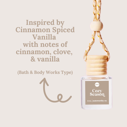 Car Diffusers | NEW Fall + Halloween Scents: Individual Mylar Bag / Crackling Birch
