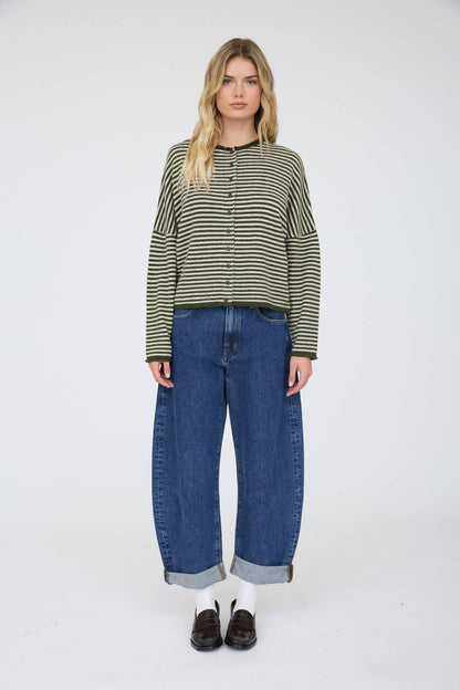 Driftwood Stripe Cardigan