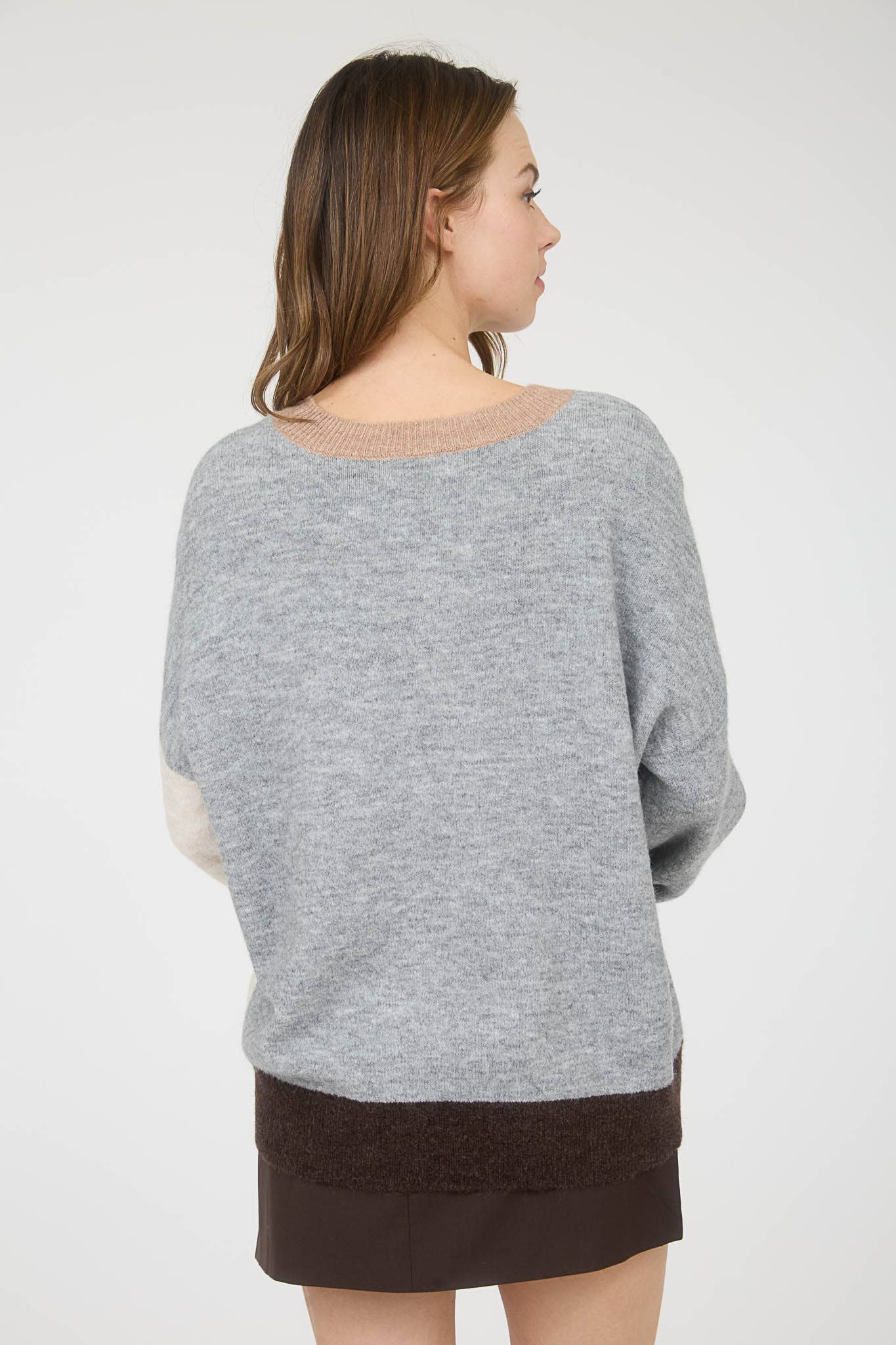 Relaxed Colorblock Sweater
