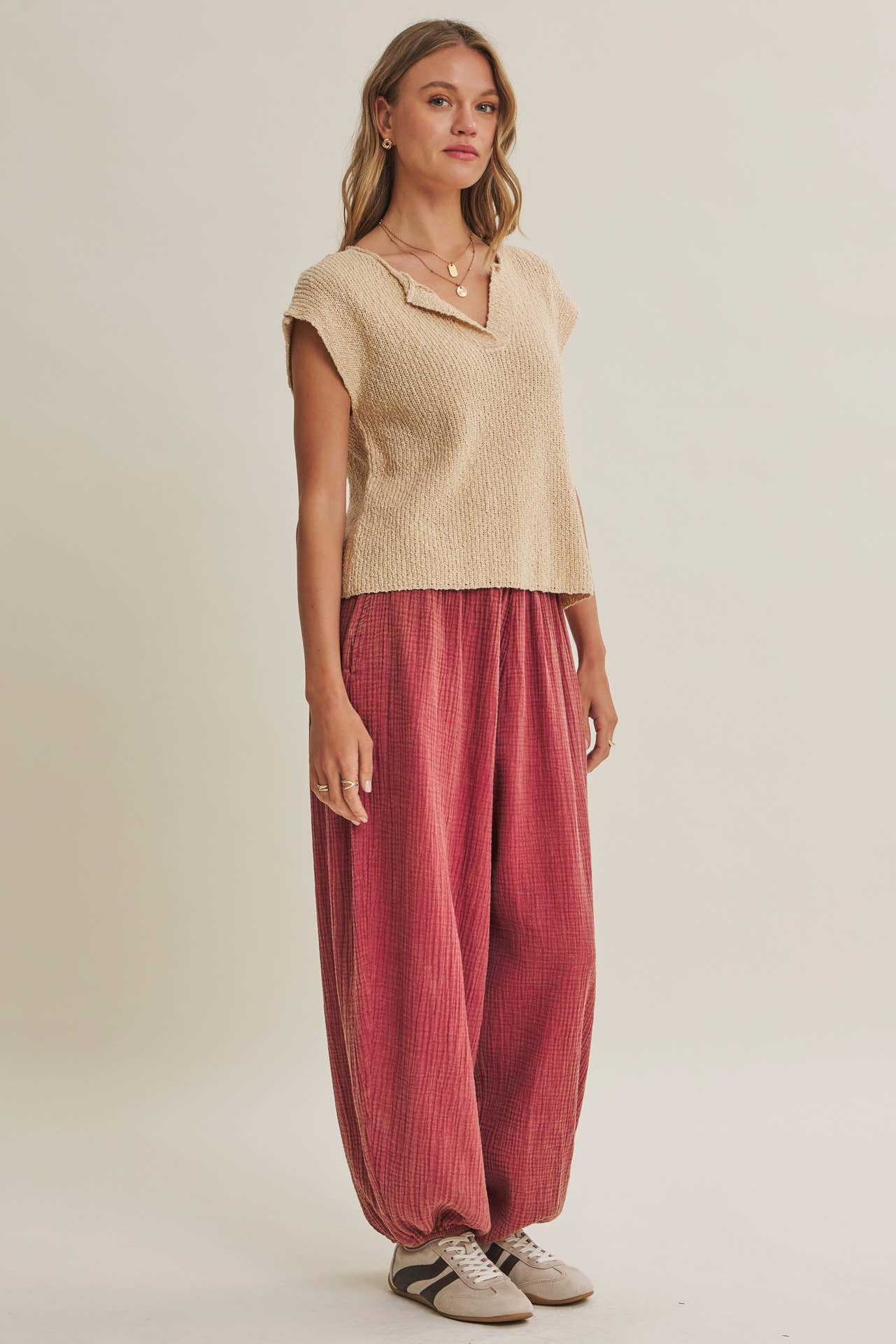 Breezy Cotton Sweater