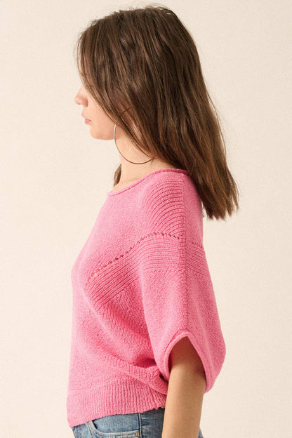 The Willow Pointelle Sweater