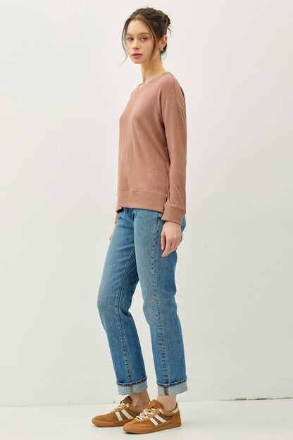 Buttery Soft Hacci Knit Top