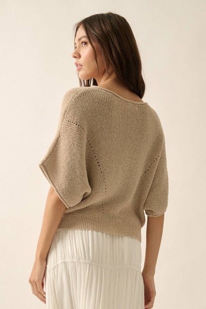 The Willow Pointelle Sweater