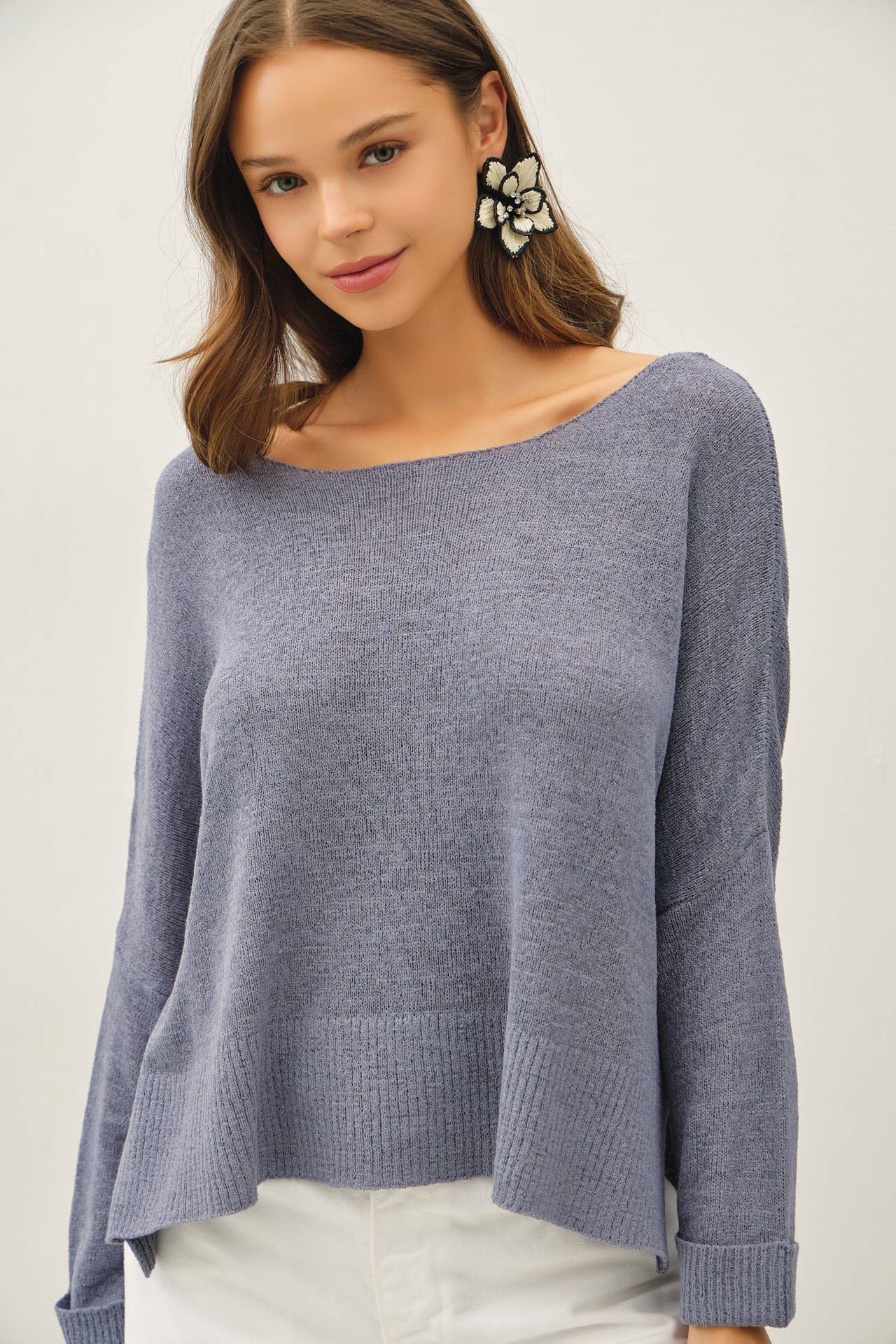 Breezy Boatneck Sweater