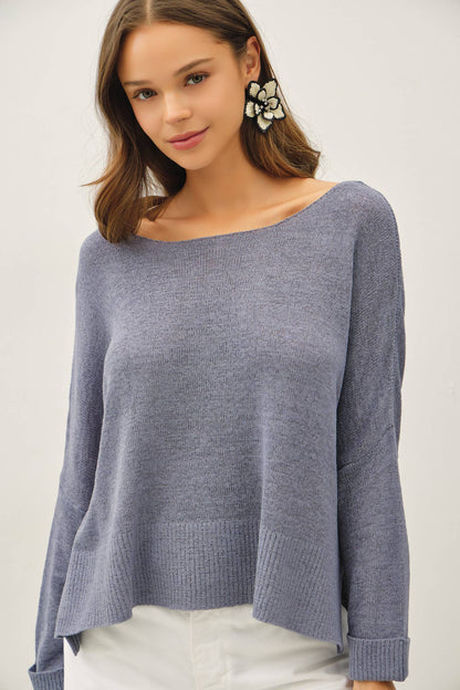 Breezy Boatneck Sweater