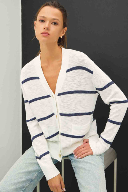 Sydney Classic Striped Cardi