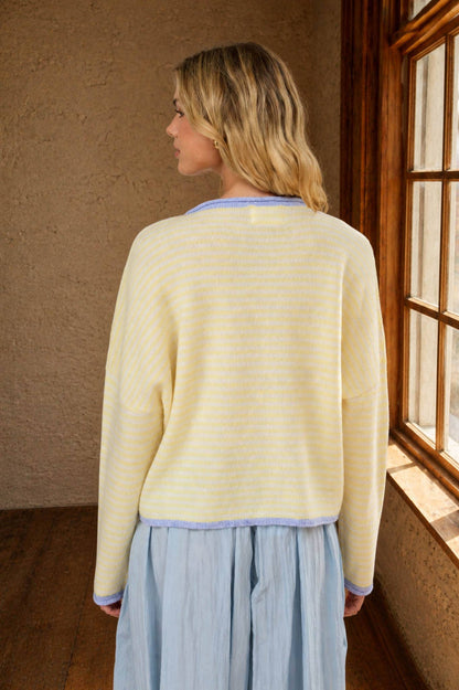 Coastal Stripe Cardigan