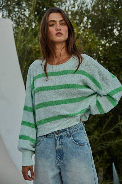 Harbor Stripe Knit Pullover