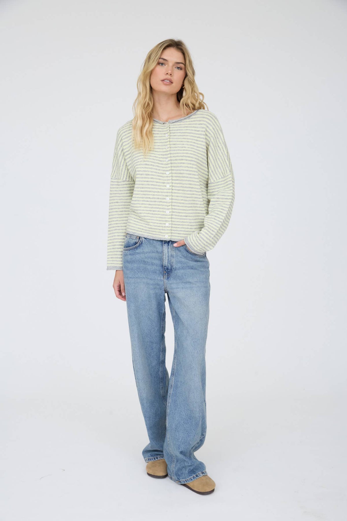 Driftwood Stripe Cardigan