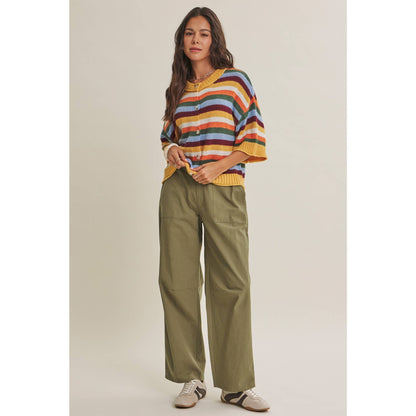 Golden Hour Stripe Cardigan
