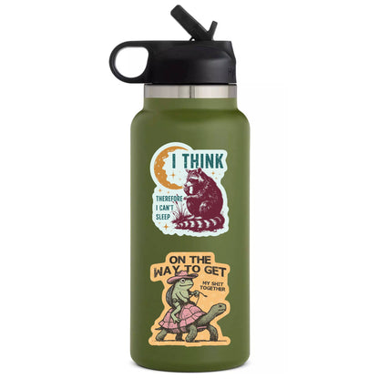 I Think, Therefore I Can’t Sleep Sticker