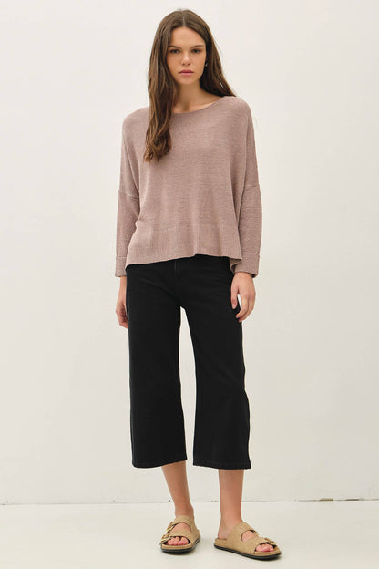 Breezy Boatneck Sweater
