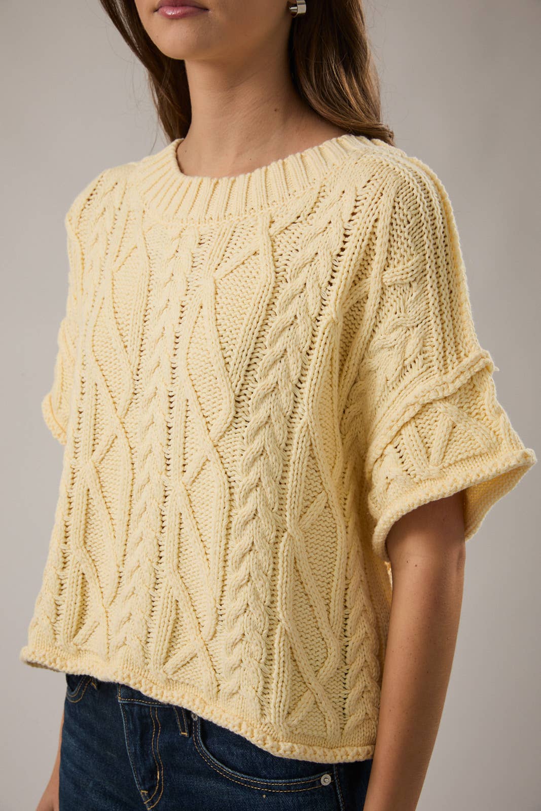 Relaxed Coastal Cable Knit