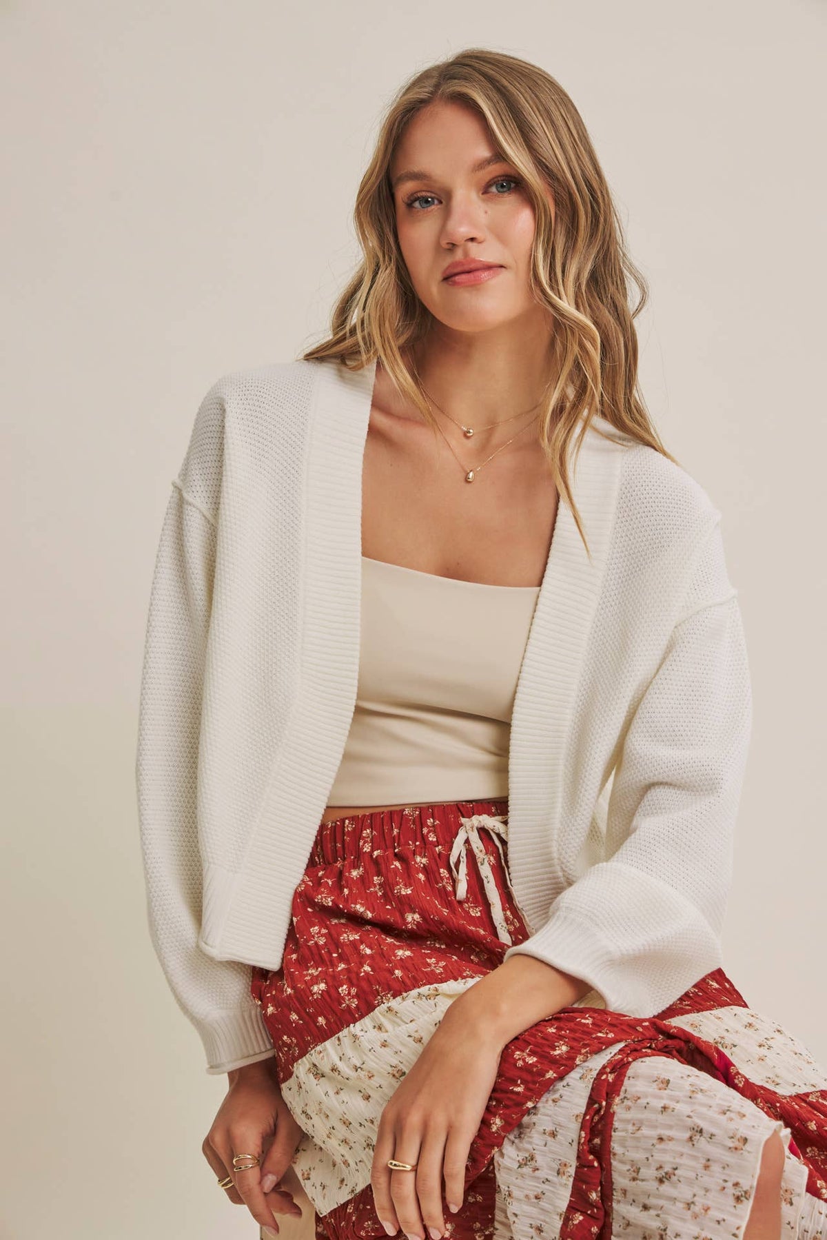 Cozy Waffle Cardigan