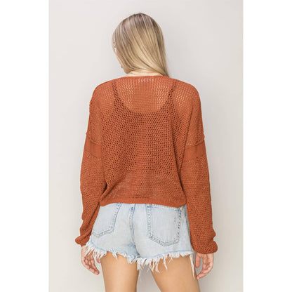 Coastal Mesh Sweater