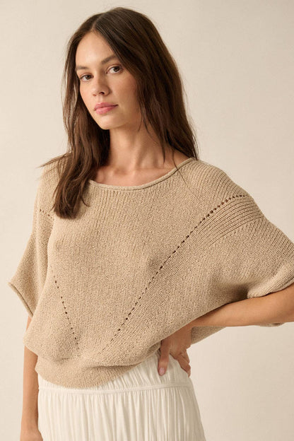 The Willow Pointelle Sweater