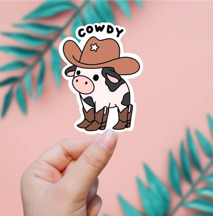Cowdy Sticker