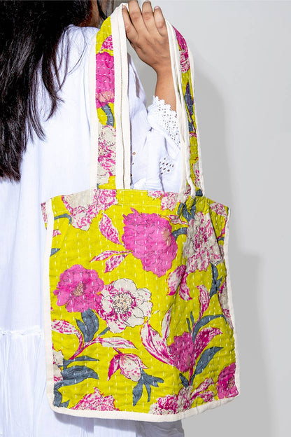 Kantha Reuseable Market Bags