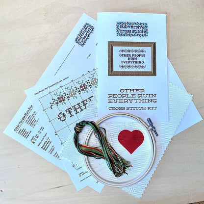 Dance Like Everyone Can Go F*ck Themselves Cross Stitch Kit