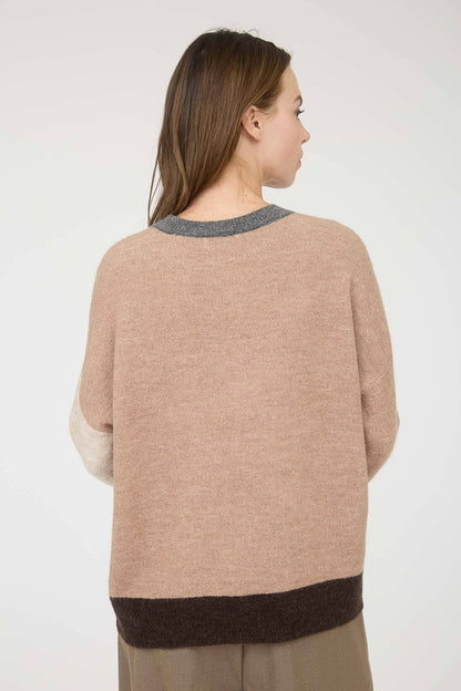 Relaxed Colorblock Sweater