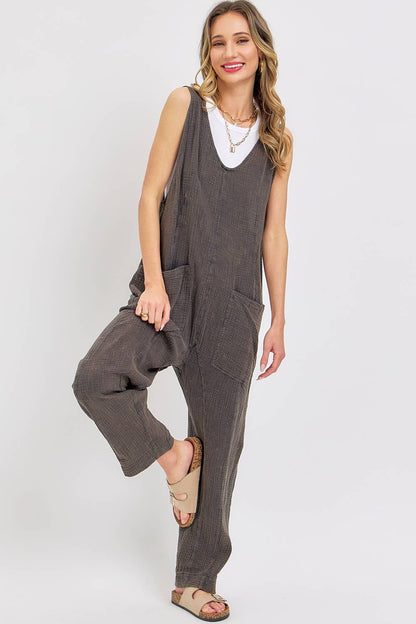 Ellie Mineral Washed Jumpsuit