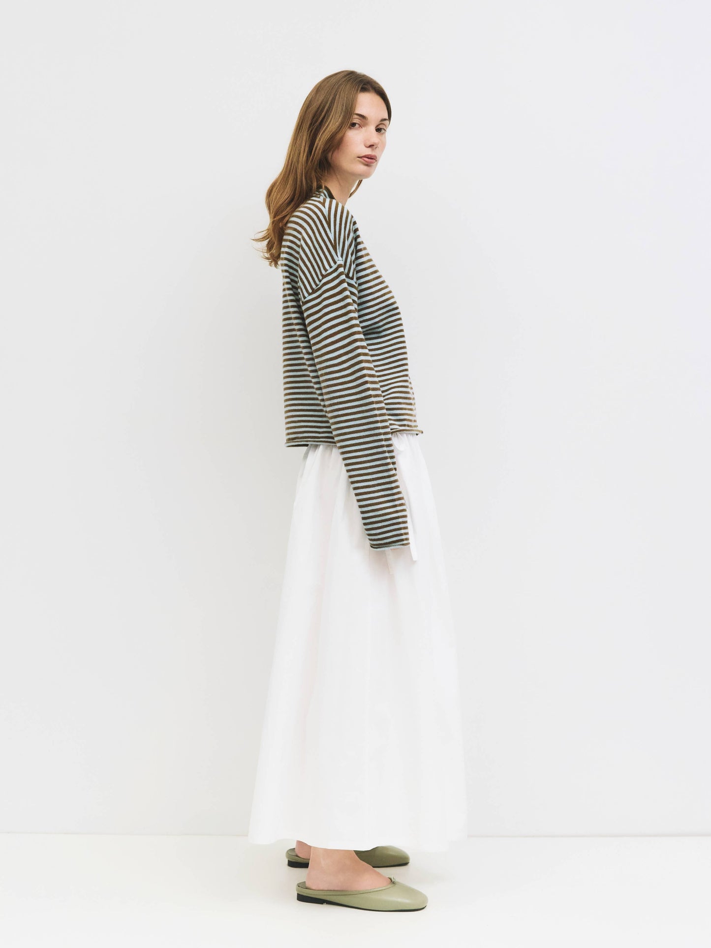The Elisa Striped Cardigan