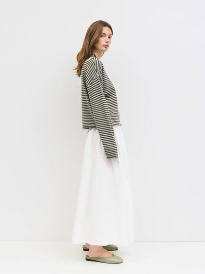 The Elisa Striped Cardigan