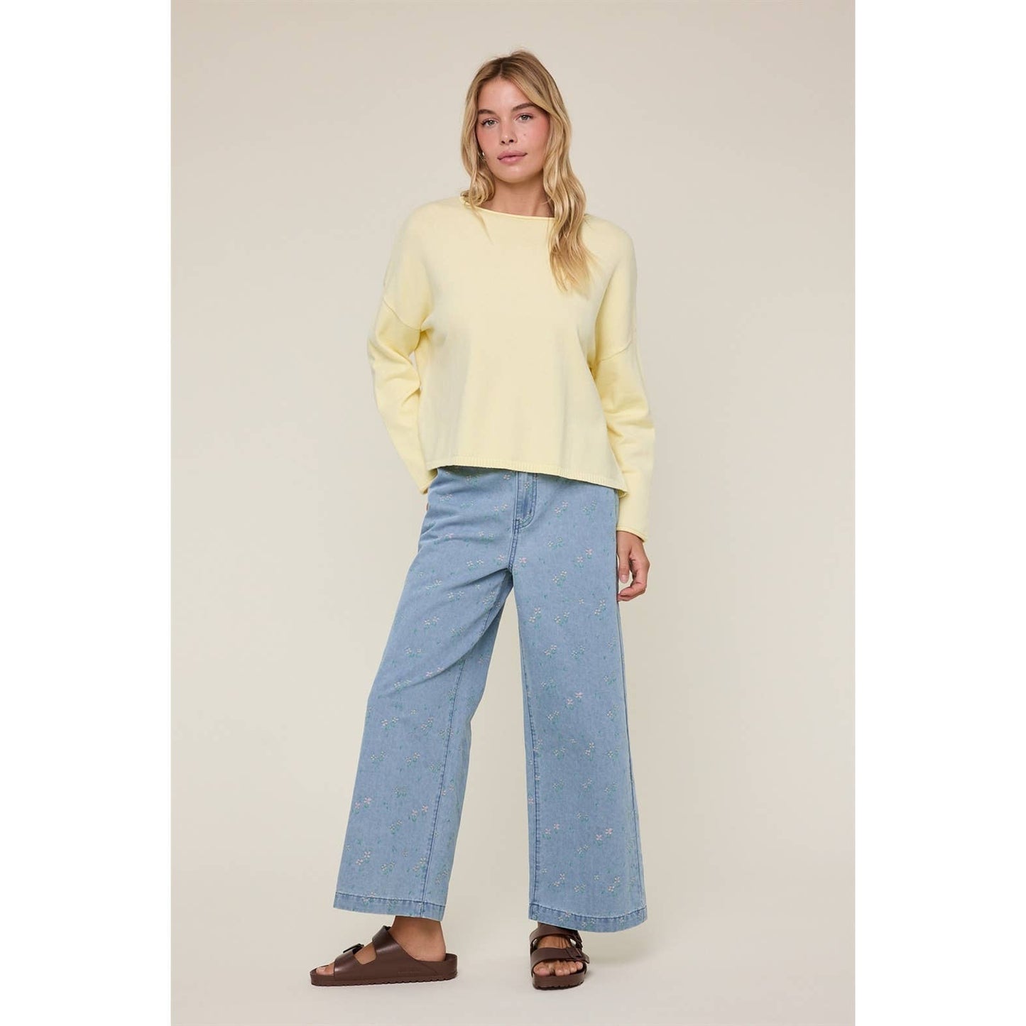 Summer Simple Roll Neck Sweater