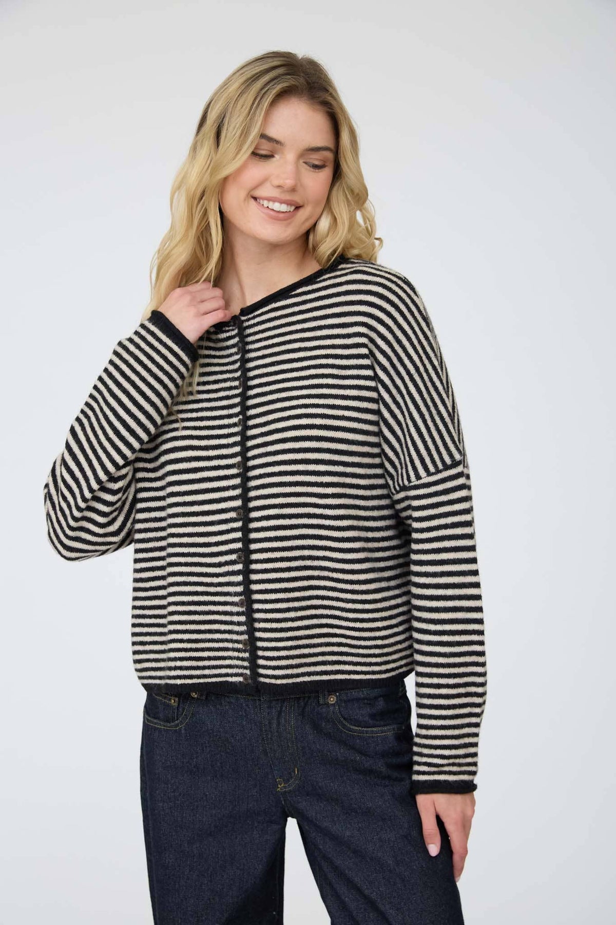 Coastal Stripe Cardigan