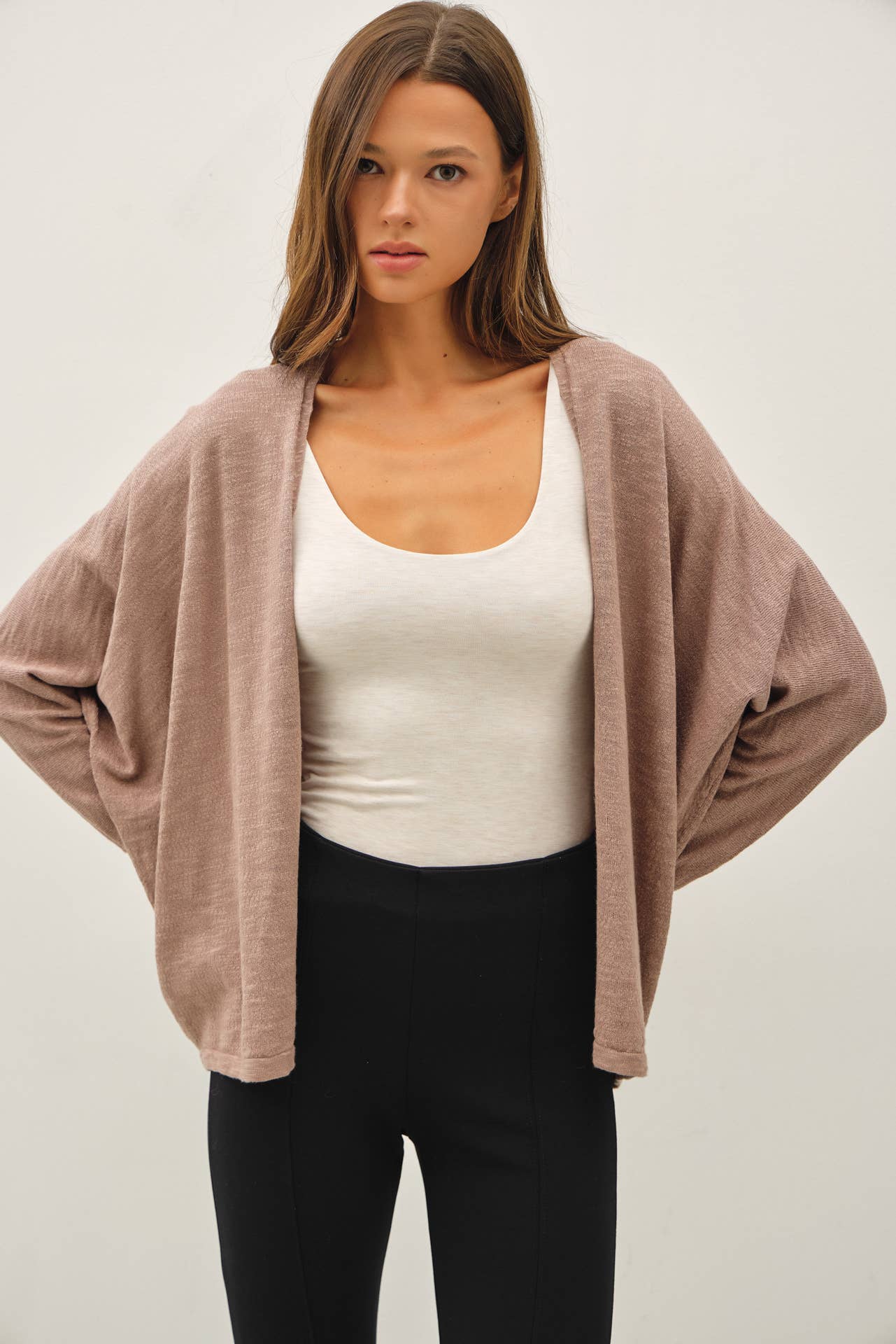 Spring Dolman Sleeve Cardi