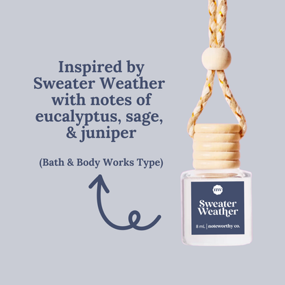 Fall Scent Car Diffusers