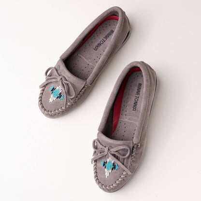 Women's Nizhoni Suede Beaded Moccasins