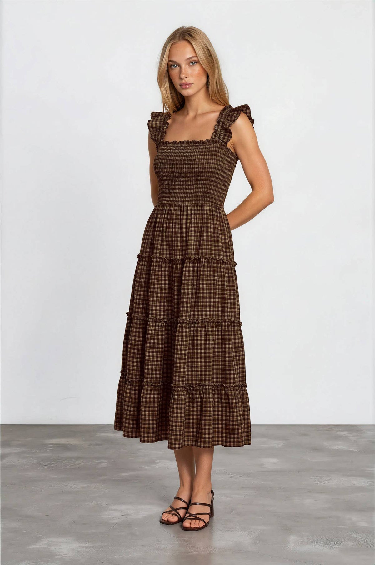 Willow Plaid Midi