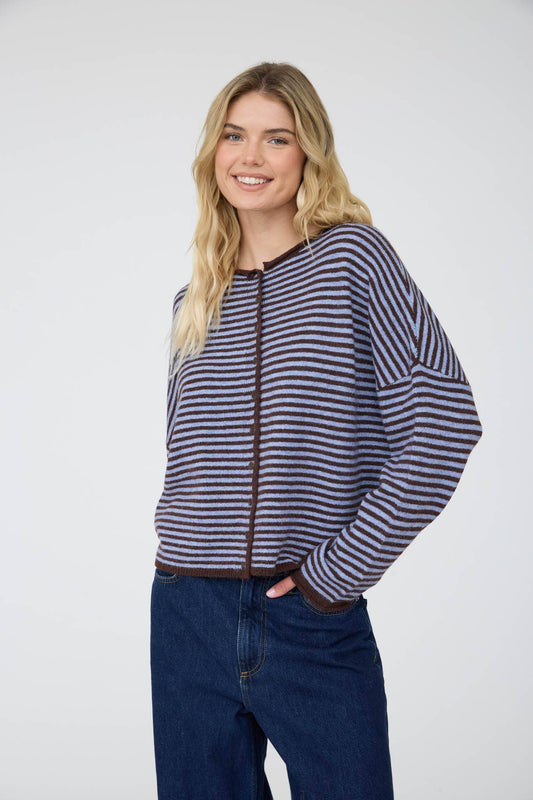 Coastal Stripe Cardigan