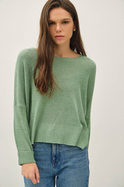 Breezy Boatneck Sweater