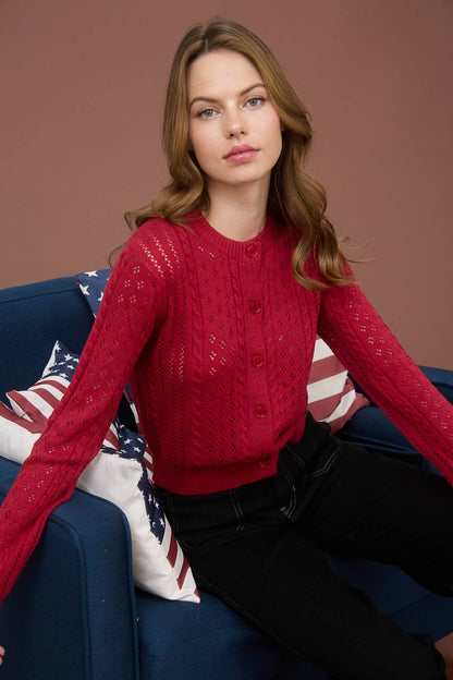Softest Lightweight Cable Knit Sweater