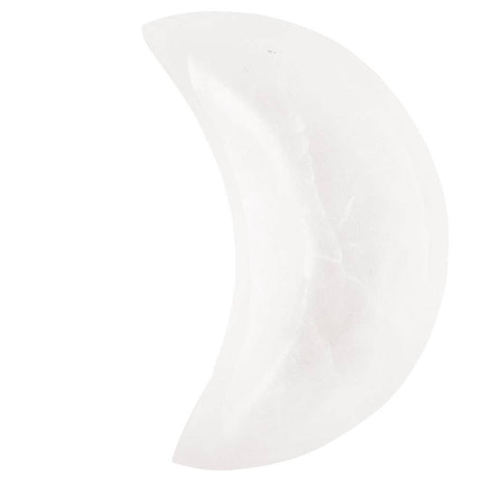 SELENITE HALF MOON TRINKET HOLDER