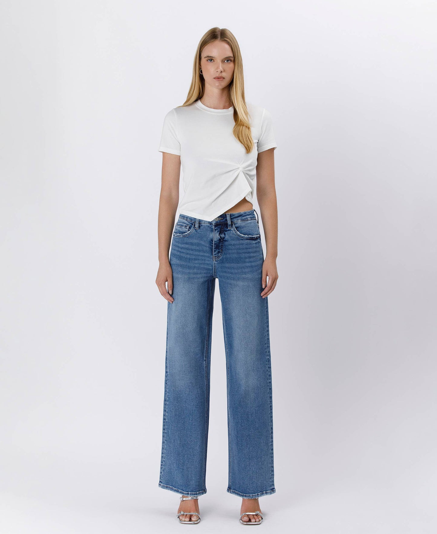 Super High-Rise Baggy Wide Jeans