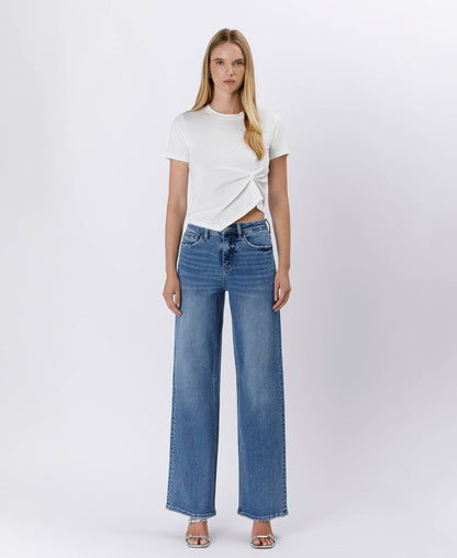 Super High-Rise Baggy Wide Jeans