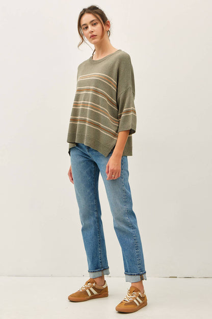 Sunwashed Stripe Pullover