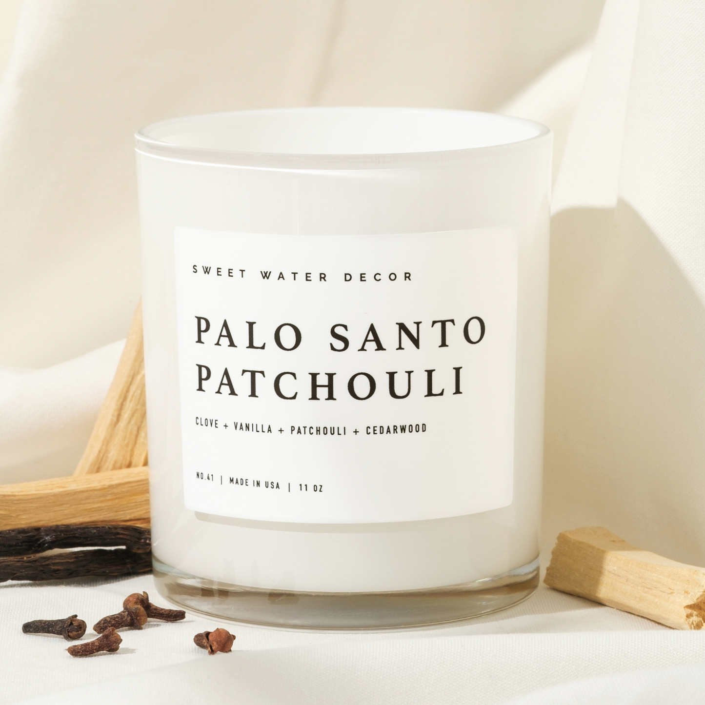 Palo Santo Patchouli 11 oz Soy Candle - Home Decor & Gifts