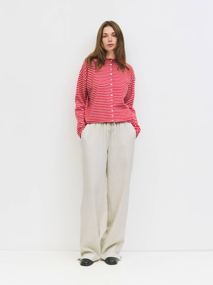 The Elisa Striped Cardigan