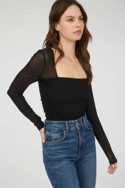 Sydney Square Neck LS Top